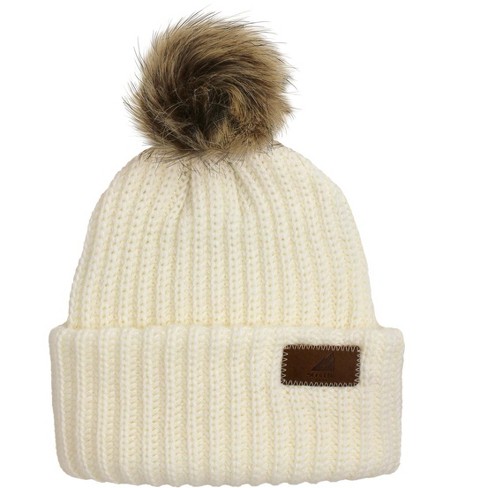 Arctic Gear Child Acrylic Ribbed Cuff Winter Hat With Pom : Target