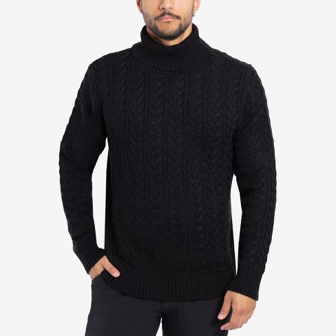 X Ray Men s Cable Knit Roll Neck Sweater available In Big Tall Target