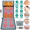 Angel Sar Full Body Massage Mat with Heat, 10 Massage Heads & Neck Massager, 9 Modes Electric Heated Massage Pad for Back Lumbar Leg Pain Relief - 3 of 4