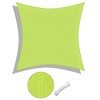Yescom 18x18 Ft 97% UV Block Square Sun Shade Sail Canopy Outdoor Backyard Garden Pool Green - 2 of 4