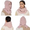 Anna-Kaci Winter Fleece Face Mask Balaclava Warm Neck Face Cover Hat Cap Hooded Scarf for Men and Women - 3 of 4