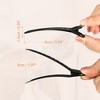 Unique Bargains Metal Non-Slip Durk Bill Hair Clip 3.54"x0.59" 12 Pcs - 4 of 4