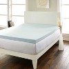 LoftWorks Twin 3" Jellysoft Gel Memory Foam Mattress Topper: Woven, Spot Clean, Fits Up to 12" Depth - 3 of 3