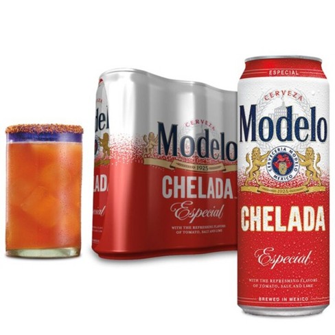 Modelo Chelada Especial Beer - 3pk/24 Fl Oz Cans : Target