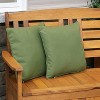 Sunnydaze Indoor/Outdoor Square Accent Decorative Throw Pillows for Patio or Living Room Furniture - 16" - 2pk - 4 of 4