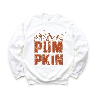 Simply Sage Market Women's Graphic Sweatshirt Pumpkin Distressed