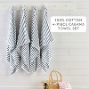 Cabana Stripe 100% Cotton Pool and Beach Towels - Pack of 2 or 4 - Oversized, Absorbent, Quick-Dry Towels - Becky Cameron - 2 of 4