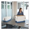 Bankers Box STOR/FILE Medium-Duty Strength Storage Boxes, Letter Files, 12.25" x 24.13" x 10.75", White/Blue, 12/Carton - 4 of 4