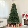 Whisen 7.5FT Artificial Christmas Tree with 1346 Branch Tips, Auto Open, Steel Base - Green - 3 of 4