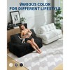 3-in-1 Folding Convertible Sofa Bed with Pillow Foldable Matress with Back Support, Comfy Portable Sleeper Chair Floor Sofa Lounge - 2 of 4