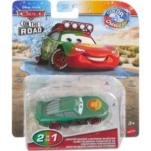 Disney and Pixar Cars Color Changers Collection, Cryptid Buster Lightning McQueen Change Color with Water - 1 of 1