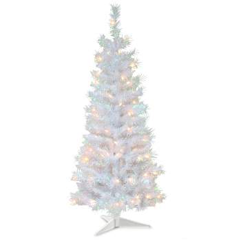 6ft White Iridescent Tinsel Artificial Christmas Tree w/ 792 Branch Tips, 1  unit - Fred Meyer