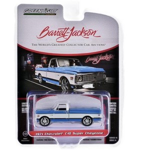 Greenlight 1971 Chevrolet C10 Super Cheyenne Barrett Jackson 1:64 Scale - 1 of 4