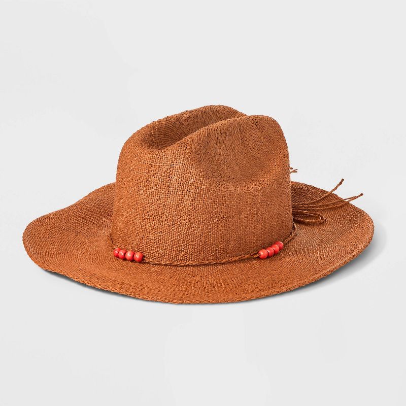 Two-Tone Straw Western Hat - Universal Thread™, 1 of 6
