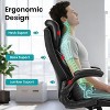 Ergonomic Office Chair, Reclining Executive Office Desk Chair with Adjustable Headrest and Pocket Spring Lumbar Support, Comfortable Computer Chair - 3 of 4
