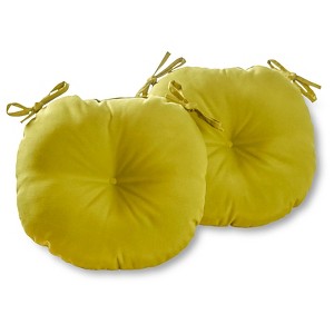 Kensington Garden 2pc 15"x15" Outdoor Seat Cushions - 1 of 4