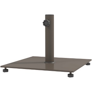 Aghana Digitals 41 lbs Heavy Duty Metal Patio Umbrella Base with Adjustable Pads, Fits - 1 of 4