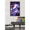 Trends International James Booker - Space Sloth Riding On Unicorn Framed Wall Poster Prints - 2 of 4