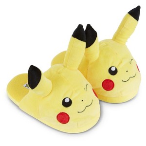 Boys Pokemon Pikachu Costume Slippers - Gotta Catch Em All - Official Pokemon Slippers - 1 of 4