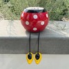 Disney Mickey Mouse & Friends Minnie Mouse with Dangling Feet Ceramic Planter: Gardening Decor 5.63" - 4 of 4