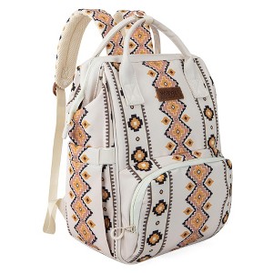 Backpack Organized Daypack Travel Baby Bag with Stroller Strap and Side Bottle Pockets - 1 of 4