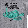 Men's - Instant Message - Don't Get It Twisted Short Sleeve Graphic T-Shirt - 2 of 4