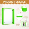 Unique Bargains Acrylic Wall Tabletop Display Floating Single Image Frame - 3 of 4