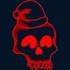 Men's Design By Humans Christmas love skull By Genthebunny T-Shirt - 2 of 4