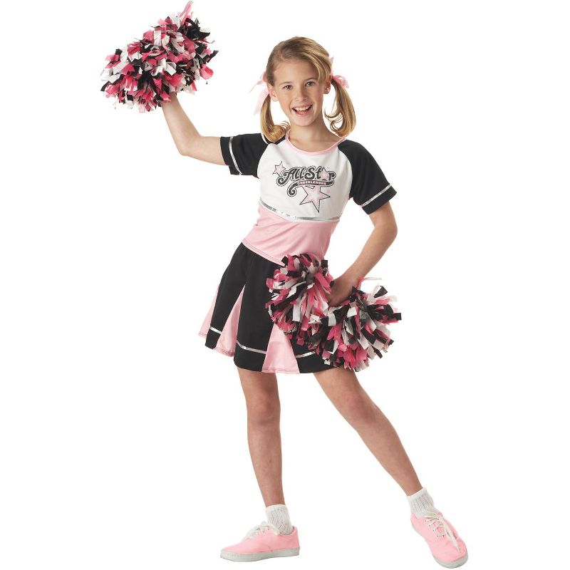 California Costumes All Star Cheerleader Girls' Costume, 1 of 2
