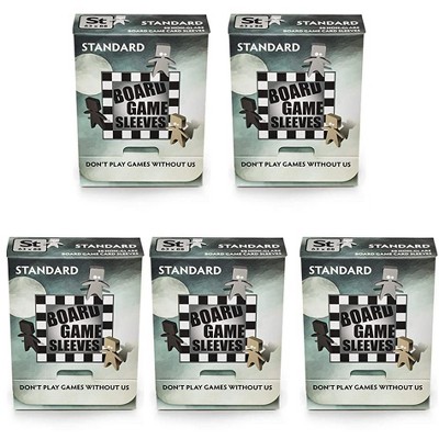 Arcane Tinmen 5 Packs Arcane Tinmen Non-Glare Board Game Sleeves 50 ct Standard Size Card Sleeves Value Bundle!