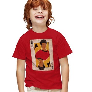 Boys' Star Trek Tos Queen T-Shirt Red Medium - 1 of 4