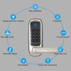 ZACHVO Keyless Smart Lock with Handle Fingerprint PIN App and Key Access Tuya Remote Control IP56 Waterproof ANSI Certified - 2 of 4