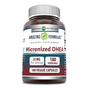 Amazing Formulas Micronized DHEA 25 Mg 180 Veggie Capsules - 1 of 1