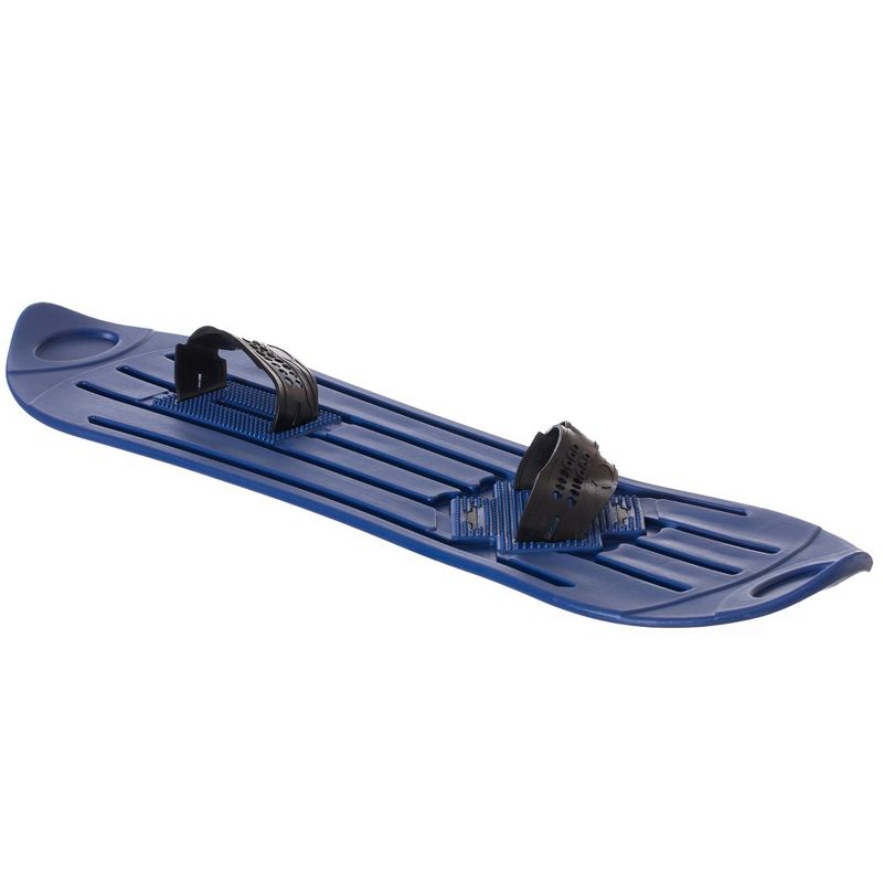 Gardenised Kids Plastic Outdoor Snowboard Ice Sled, Single-Person, Kids over 5 Years, Blue, 5 of 11