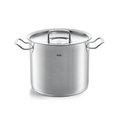 Fissler Original-Profi Collection Stainless Steel Tall Stock Pot with Lid,  14.8 Quarts