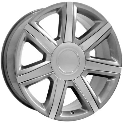 OE Wheels LLC CA87-22090-6550-31HS-ic Hyper Silver Wheel Painted (22 x 9. inches /6 x 139 mm, 31 mm Offset)