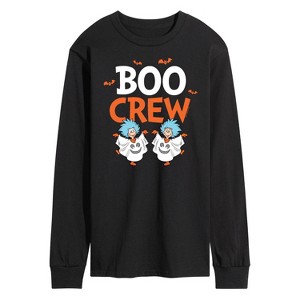 Men's - Dr. Seuss - Boo Crew Thing 1 and Thing 2 Long Sleeve Graphic T-Shirt - 1 of 4