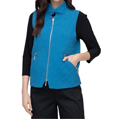 Women's Kaleidoscope Quilt City Vest - habitat