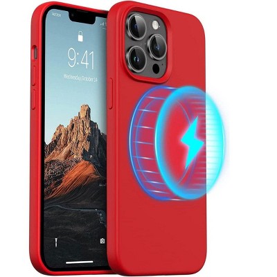 Entronix [Magnetic] Case Compatible with iPhone 15 Pro - Soft-Touch Liquid Silicone