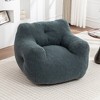 Lyngins 37" Giant Bean Bag Chair, Pre-Filled Lazy Chair with Removable Cover, High-Density Foam Accent Chair with Armrests, Single Sofa Chair - 2 of 4