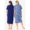Dreams & Co. Plus Size 2-Pack Long Sleepshirts - 3 of 4