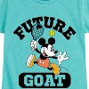 Girls' - Disney - Future GOAT in Training (Mickey) Fitted Short Sleeve Graphic T-Shirt - 2 of 4
