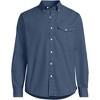 Lands' End Men's Traditional Fit Essential Lightweight Poplin Shirt - 3 of 4