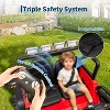 24V Electric Truck with Parent Remote Control, Spring Suspension, 2 Speeds, LED Headlight & Music Player, Kids Electric Vehicle for Aged 3-8 Years - 3 of 4
