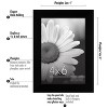 Americanflat Picture Frames in Black MDF / Polished Plexiglass Horizontal and Vertical Formats for Wall and Tabletop - 4 x 6 - Pack of 6 - 4 of 4