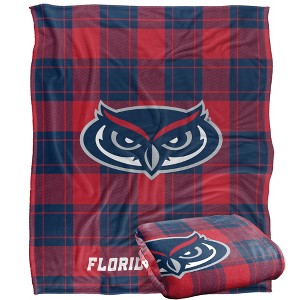 Florida Atlantic University Campus Plaid Spirit Silky Touch Super Soft Throw Blanket 50x60 - 1 of 4