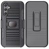 Nakedcellphone Combo for Samsung Galaxy A15 5G / A25 5G - Rugged Phone Case with Stand and Belt Clip Holster - 2 of 4