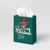 Nostalgic Noel Gift Bag Cub Merry Christmas - Wondershop™ - 2 of 3