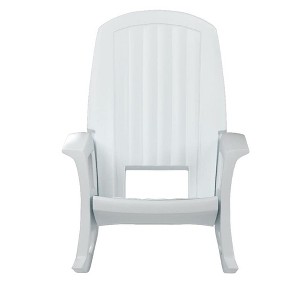Semco Plastics SEMTPE Extra Large Recycled Plastic Resin Durable Outdoor Patio Rocking Chair - 1 of 4