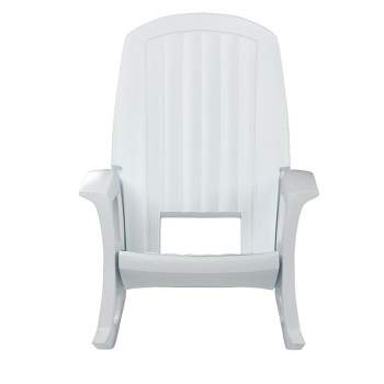 Semco Plastics SEMTPE Extra Large Recycled Plastic Resin Durable Outdoor Patio Rocking Chair
